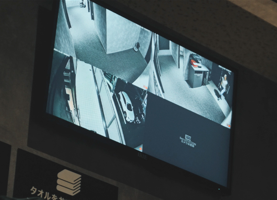 鍵付き完全個室セキュリティも安心。